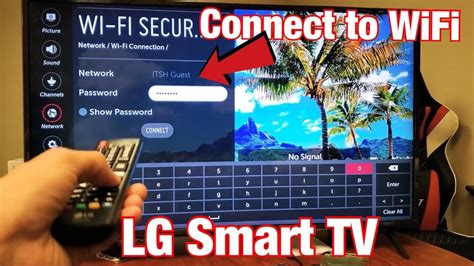 LG TV wifi setup